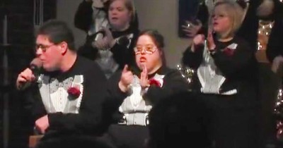 Talented Group of Adults With Special Needs Sing ‘Let There Be Peace On Earth’