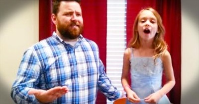 You’ll Feel The LOVE With This Adorable Father-Daughter Duet 