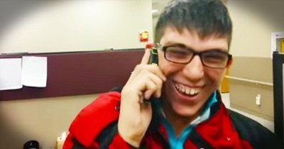 He Got The News Of His Life And His First Call Was To His DAD – So Awesome! 