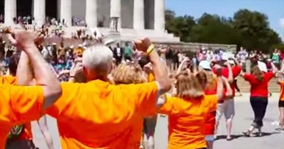 This Flash Mob Transformed The Nation's Capitol For a Great Cause. By 4:30 I Was Dancing With Them! 