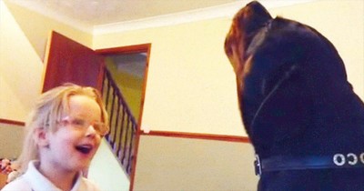 This Dog Is Clearly All Heart. Watch The Sweet Thing He Does With His Little Human.