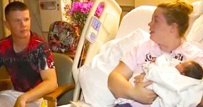 In Labor, This Military Wife Asked For The Doctor. What Happened Next Will Melt Your Heart 