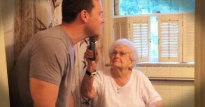 What He Did For His Grandma’s 100th Birthday Is Unusual. But Her Reaction Is Priceless! 