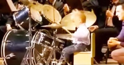 This Little Drummer Boy STUNNED The Crowd With His Impressive Skills – Watch Him Go! 