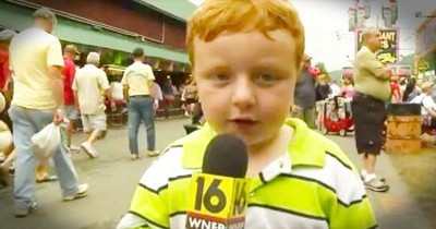 APPARENTLY, This Little Guy Is A TV Star In The Making - Too Many LOLs! 
