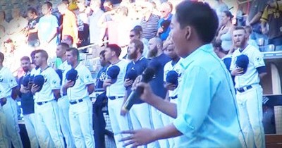 This 12-Year-Old Just NAILED The National Anthem - THIS Is The Way To Sing It! 