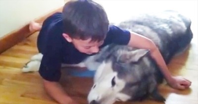 When His Pup Got Really Sick, This Little Boy Did Something Touching. And Now I’m A Sobbing Mess