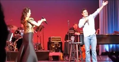Broadway Star Pulls Stranger On Stage For 'A Whole New World' Duet 