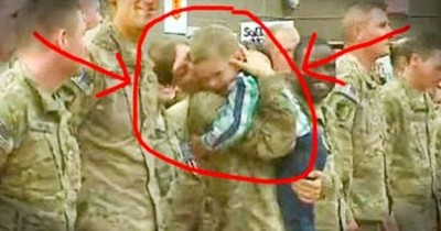 Little Cooper Couldn’t Wait Any Longer To See His Military Mom – This Is TEAR-Inducing! 