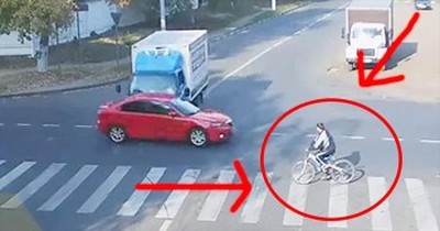 It’s A MIRACLE This Cyclist Is Alive. But It’s What He Did NEXT That Really Stunned Me! 