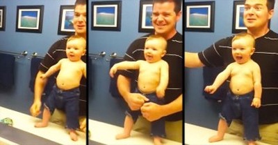 This Adorable Muscle Man And His Daddy Just Made My Entire WEEK! Now That’s CUTE! 