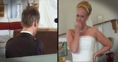 This Bride Was In TEARS When Her Groom Starting Serenading Her With THIS Sweet Song. WOW! 