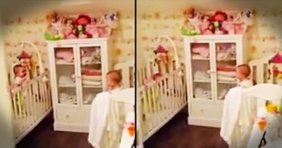 These Twins Weren't Ready For Bed. And What They Do INSTEAD Is Sure To Make You Giggle! 