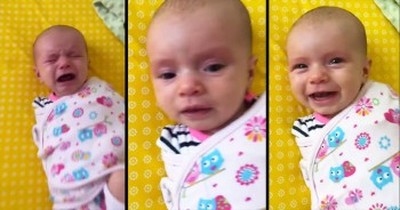 This Baby Woke Up On The Wrong Side Of The Bed. But After Daddy’s Sweet Song, Her Mood CHANGED! 