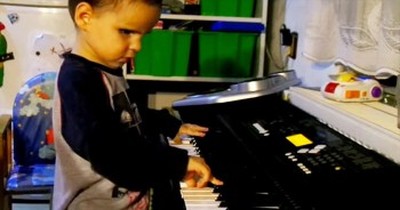 Despite Being Blind, This 3-Year-Old Is Being Called 'Baby Bach.' You've Gotta Hear Him Play! 