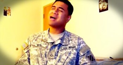 Before He Became A Star On America's Got Talent, This Military Man Sang 'Hallelujah.' And It's Beautiful! 