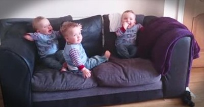 These Adorable Triplets Are About To Brighten Your Day! How Precious Is THIS! 