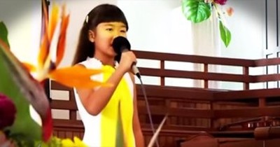 When This Little Angel Sings 'How God Loves Us,' You'll Be Filled With His Love! WOW! 