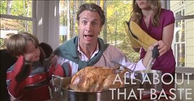 Family Sings Hilarious Thanksgiving Song ‘All About That Baste’ 