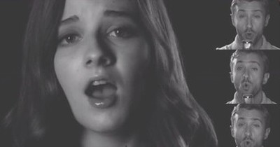 Jackie Evancho and Peter Hollens Sing Beautiful A Cappella ‘Hallelujah’ Duet 