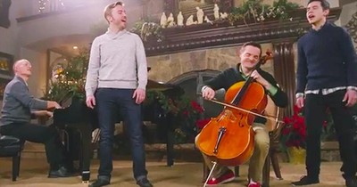 Piano Guys And Peter Hollens Sing Christmas Hymn With World's Largest Nativity