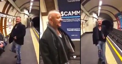 Man Bursts Out Into Song At Train Station 