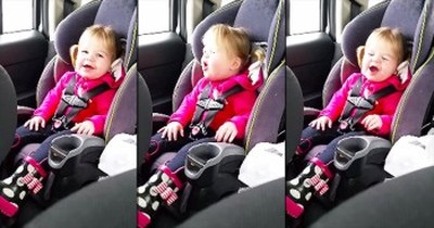 Adorable 2-Year-Old Lip Syncs In Car 