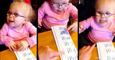 Adorable Grace Anna Learns To Read And It’s PRECIOUS! 