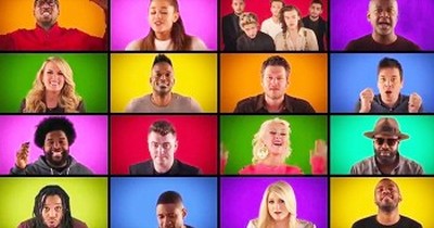 Star-Studded Ensemble Performs A Cappella Version Of ‘We Are The Champions’ 