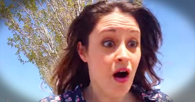 Girl Has Incredible Reaction To Selfie Proposal