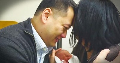 You’ll Tear Up When This Couple Holds Their Adopted Son For The First Time 
