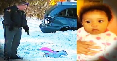 Baby Miraculously Survives Being Thrown 25 Feet In A Car Crash 
