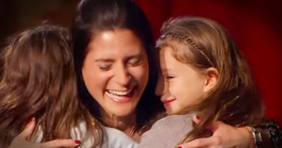 Family Gives Busy Mother An Incredible Surprise To Remind Her How Special She Is