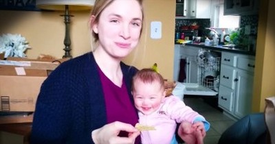 Adorable Baby Can't Stop Laughing When Mom Does THIS! 