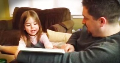 Little Girl Has Hilarious Reaction To Becoming A Big Sister 