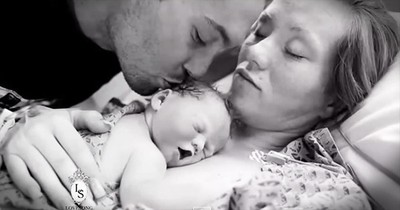 Family Says Emotional Goodbye To Stillborn Baby