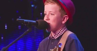 Little Boy Auditions With Song Written For His Crush 