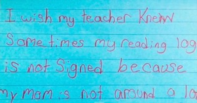 Students Write Moving Notecard Confessions For Teacher 