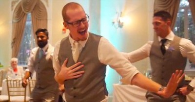 Groom Surprises Bride With EPIC Lip Sync To ‘Never Gonna Give You Up’ 