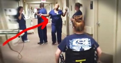 Teen Surprises Faithful Nurse By Standing Up And Walking 