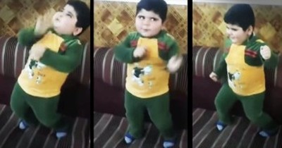 Hilarious Dancing Kid Has The MOVES 