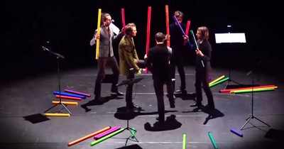 Men Play Bach Prelude With 'Boomwhackers'