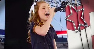 11-Year-Old Sings Spine-Tingling Version Of ‘The National Anthem’ 