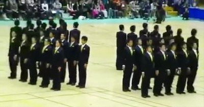 Japanese Synchronized Precision Walking Will Leave You In AWE 