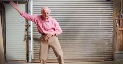 Grandpa Defies Age And Dances Like A Young Man 