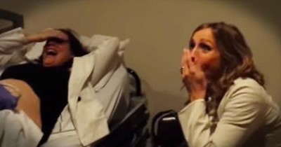 Sister Has The BEST Reaction To Ultrasound Revealing Twins! 