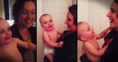 Precious Baby Is Confused When He Meets Mom’s Twin  