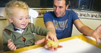 2-Year-Old Has The CUTEST Reaction To Bunny Illusion 