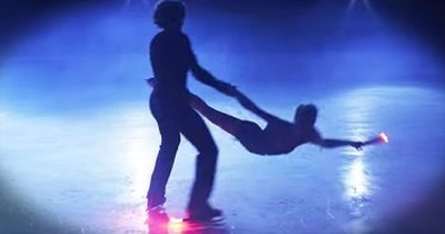 Ice Skaters Attach Flares To Skates For 1 Epic Performance 
