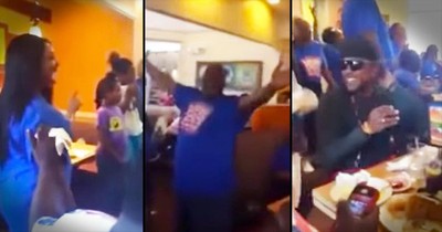 Choir Performs ‘God’s On Your Side’ At IHOP
